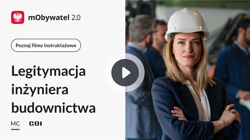 Legitymacja inżyniera budownictwa film na YouTube